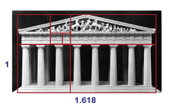 Parthenon & Golden rectangle